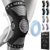 NEENCA Professional Knee Brace,Knee Compression Sleeve Support for Men Women with Patella Gel Pads & Side Stabilizers,Medical Grade Knee Pads for Running,Meniscus Tear,ACL,Arthritis,Joint Pain Relief view 1