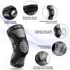 NEENCA Professional Knee Brace,Knee Compression Sleeve Support for Men Women with Patella Gel Pads & Side Stabilizers,Medical Grade Knee Pads for Running,Meniscus Tear,ACL,Arthritis,Joint Pain Relief view 3