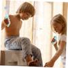 GLEAVI 2pcs Boys and Girls Toothbrush Cute Bear Design Soft Bristle Toothbrush for Boy Girl Use at Home view 3