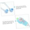 GLEAVI 2pcs Boys and Girls Toothbrush Cute Bear Design Soft Bristle Toothbrush for Boy Girl Use at Home view 4