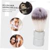 Angoily Men's Nylon Shaving Brush with Metal Handle 3 Colours Densely Filled Bristles Face Cleansing Tool for Beard and Skin Exfoliation view 3