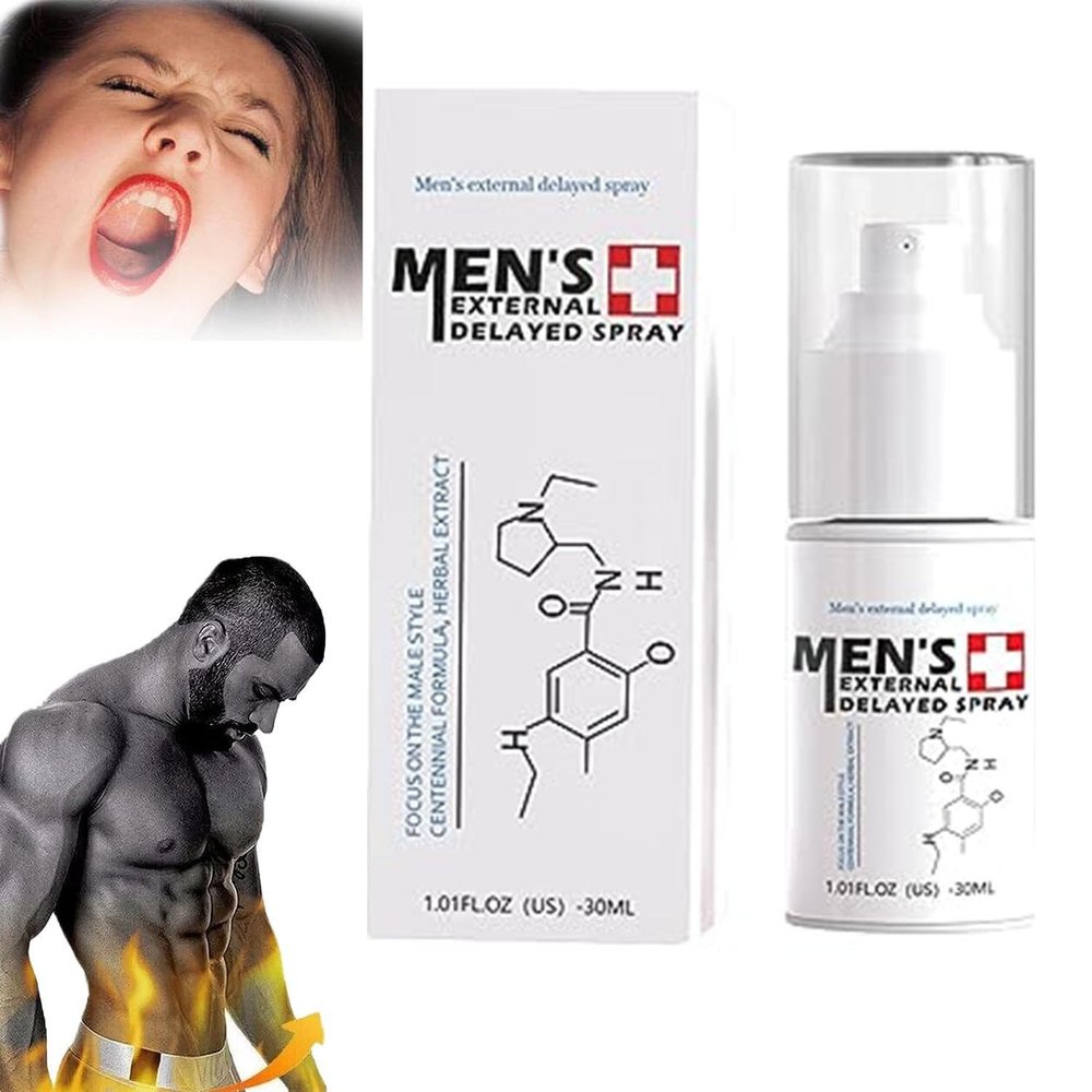 Men's Long Lasting Delay Stronger Spray,Men's Delayed Spray,Men's Enhancer Spray,Men's External Delayed Spray,Improve The Quality of Love and Make Her Love You More (1 Pcs)
