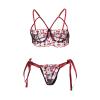 Sexy Lingerie for Women Naughty Sexy Outfit Muslin Tops+Briefs Racy Women Lace Corset Underwear Lingerie Wire Sleepwear Necessary for Life Clearance (240111 A-Black, XXL) view 1