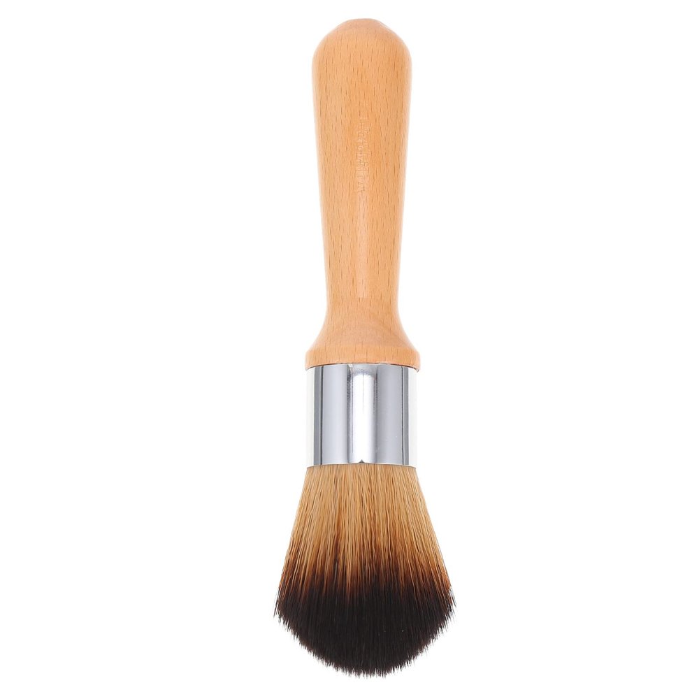 Vaguelly Wooden Handle Cleaning Brush Soft Bristle Dusting Brush for Jade Ware Musical Instruments Crafts Ergonomic Design Gentle Instrument Maintenance