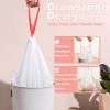 10L Bin Bags Small Bin Liners (120 Bags), Drawstring Trash Bags with Tie Handle, KITBEST No-Tear Caddy Liner Pedal Garbage Bags for Bathroom, Toilet, Kitchen, Office Waste Bin (45x50cm) view 4