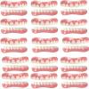 False Teeth Reusable Silica Gel Veneers Top and Bottom Instant Veneers Fake Teeth Smile Veneers Cosmetic Teeth Whitening Temporary Prosthesis Teeth for Men Women,01,15PCS view 1