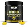 Beast Big D Performance Formula with Creatine Monohydrate Powder and Patented Ingredients for Daily Strength, Stamina and Endurance by Eddie Hall, 30 Servings, Lemon Sherbet view 1