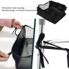 Cyrank Wheelchair Under Seat Rollator Bag, Wheelchair Underneath Bag Oxford Cloth Wheelchair Storage Bag Rollator Seat Bag Reusable Wheelchair Bag view 4