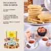 Tea Gift Set Hamper with Strawberry Jam & Marmalade Pots With Border Biscuits, Afternoon, Breakfast & Earl Grey Loose Tea in Mini English Tea Tins | Gift Hamper for Special Occasions view 2