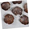Alipis 6pcs Coconut Soap Container Pet Food Bowl Home Bathroom Soap Holder Dish for Elephant Drainage view 2