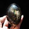 VERIMP Home Collections Real Tibet Himalayan High Altitude Clear Gold Rutilated Crystal Rainbow Quartz Ball Sphere Orb 2.59 Inch Spiritual Reiki view 3