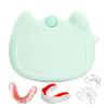 Retainer Case Denture Case, Orthodontic Retainer Mouth Guards Case, Tight Snap Lock Orthodontic Mouth Guard Case for Retainer and Dentures view 1