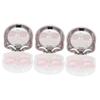 Healeved 3sets Lovely Shape Contact-Lens Box Travel Contact-Lens Holder Case Home Supply Contact-Lens Case view 1