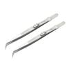 Angoily 2pcs Steel Elbow Set Multifunctional Pointed Kit for Jewelry Repair and Manicure Use Professional Holding Tools Clips view 1