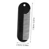 Angoily Zinc Alloy Beard Comb Sturdy Hair Styling Comb Portable Hair Accessories for Men Use As Useful Beard Supply Salon Gadget during Grooming view 2
