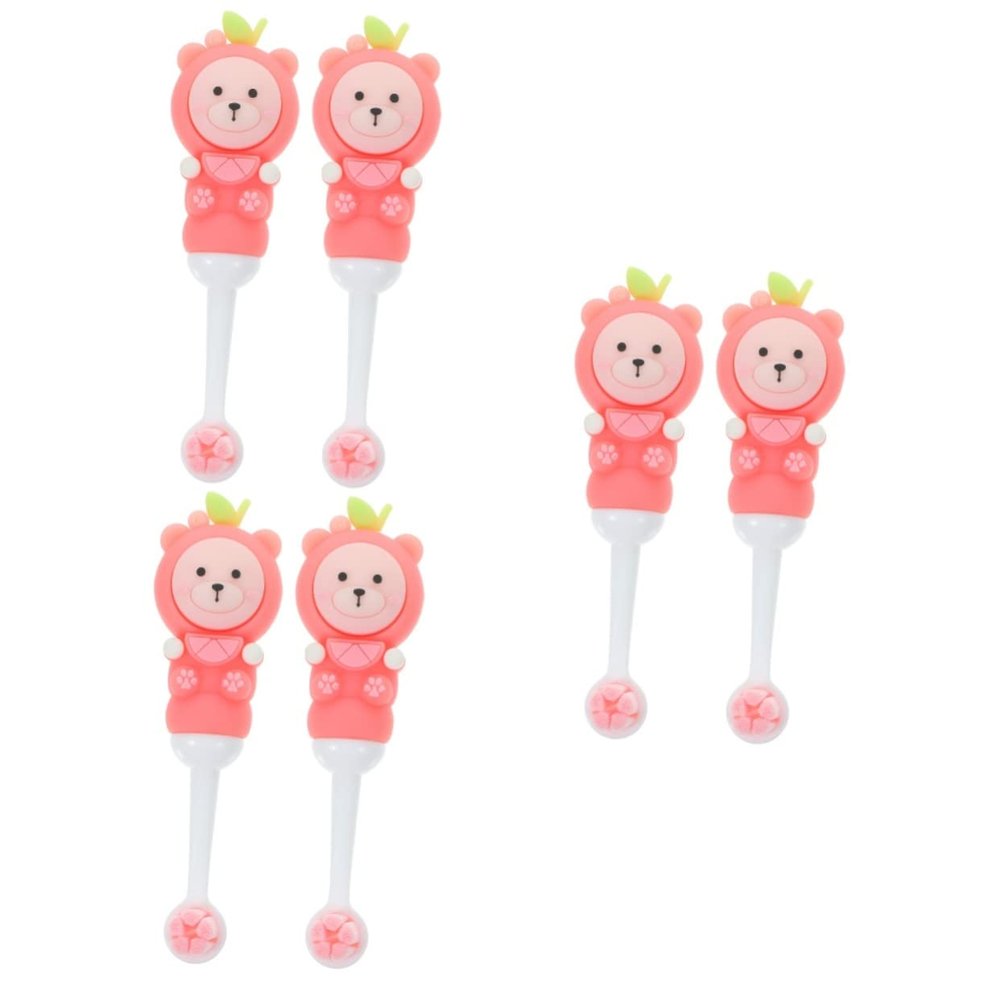 Healeved 6pcs Boys and Girls Toothbrush Cute Bear Toothbrush Soft Bristle for Boy Girl Use at Home Travel