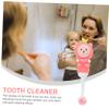 Healeved 6pcs Boys and Girls Toothbrush Cute Bear Toothbrush Soft Bristle for Boy Girl Use at Home Travel view 4