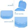 iplusmile 1set Portable for Dentures with Toothbrush Holder Convenient Storage Box for Daily Use Lightweight Care Container for Travel and Home view 3
