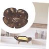 Alipis 3pcs Coconut Shell Soap Tray Soap Dish for Bathroom Sink Shower Petal Style view 2