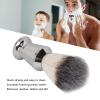 Shaving Brush for Men, Stainless Steel Handle Remove Residue, Fine Synthetic Bristles Beard Brush, Foam Moustache Trimming Grooming Tool, for Home Salon, 2pcs view 3