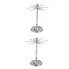 Angoily 2pcs Stainless Steel Razor Rack Wall Mount Holder for Shaving Brush and Safety Razor Bathroom Storage Organiser view 1