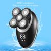 Electric Razor for Men, 5 in 1 Professional Electric Shaver USB Rechargeable Washable Men's Five Floating Heads Razors Hair Clipper Nose Ear Hair Trimmer (Color : Silver) view 3