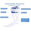 Foot Drop Ankle Brace Foot Varus Orthosis Plantar Fasciitis Night Splint Supports Posture Correction Stroke Rehabilitation Training Device,Left,L view 3