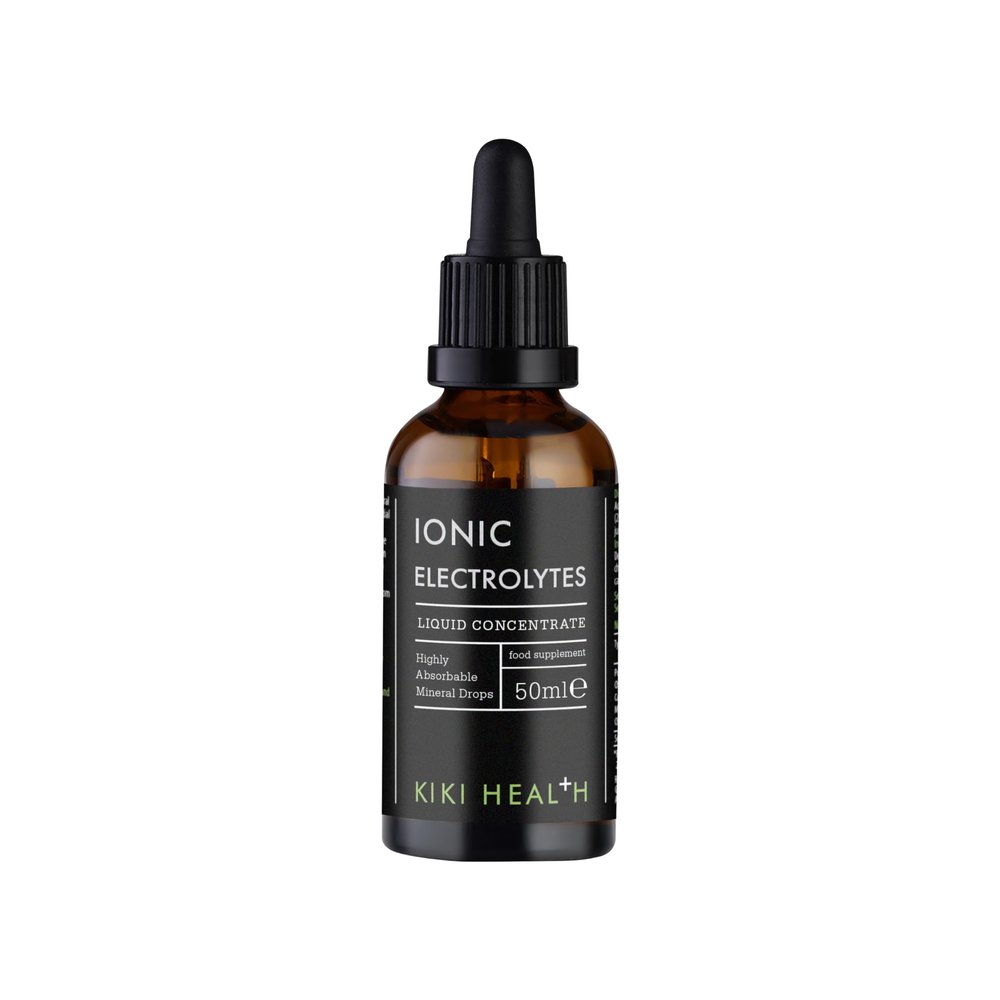 KIKI Health  Ionic Electrolytes Liquid Concentrate  Blend of 6 Essential Electrolyte Minerals  Potassium, Chloride, Chromium, Calcium, Magnesium, Sodium  50 ml