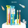 Eco Toothbrush Kids 4+, 10,500 Bristles, Super Soft, with Suction Cup, Vegan, Nordics (Yellow, Pack of 1) view 3