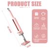 1/2 Universal Mini Mop, Mini Mop, Portable Squeeze Mop, Handheld Mini Mop with Wring Function, Dry and Wet Desktop Cleaning, for Windows, Tiles, Car, Desktop, Floor (Pink) view 2