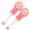 Healeved 4pcs Boys and Girls Toothbrush Cute Bear Toothbrush Soft Bristle for Boy Girl Toddlers view 4