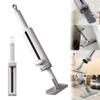1/2 Universal Mini Mop, Mini Mop, Portable Squeeze Mop, Handheld Mini Mop with Wring Function, Dry and Wet Desktop Cleaning, for Windows, Tiles, Car, Desktop, Floor (Grey) view 1