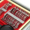 CYMYYDS 104Pcs Optical Trial Lens Set, Optometry Kit Metal Rim Ophthalmic Lenses with Free Trial Frame Eye Protection Accessories, Ophthalmic Trial Case Lenses, Aluminum Suitcase view 3