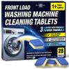 Washing machine Cleaning Tablets - Front Load - 28 Tablets - 3 Layers Eco Friendly Formula - Deep Cleaning & Descaling - Protect & Deodorize - Designed & Formulated for Front Loader Washing Machines view 1