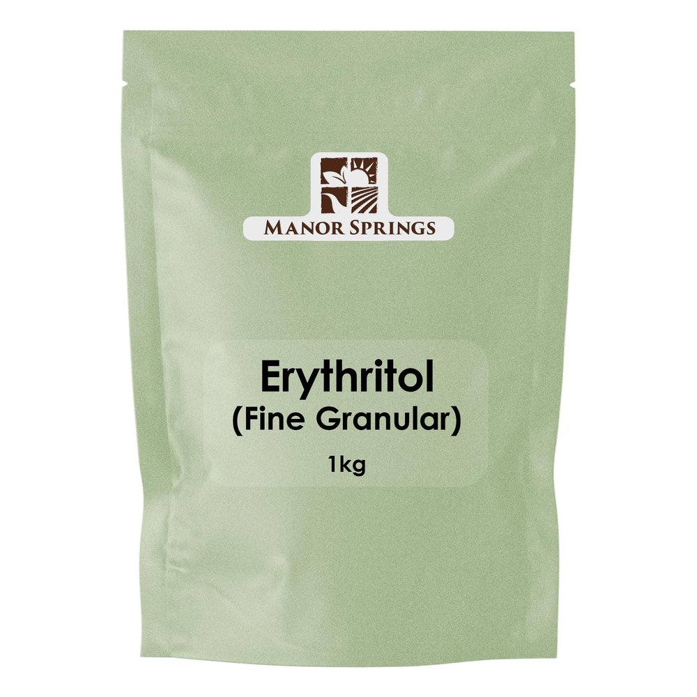 100% Erythritol 1kg Zero Calorie Plant-Based Sugar Alternative by Manor Springs