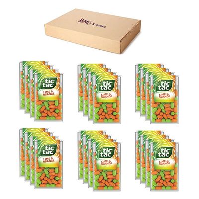 24 Lime and Orange Tic Tac Mint sweets For Little Moments of Refreshment - Sold By VR Angel