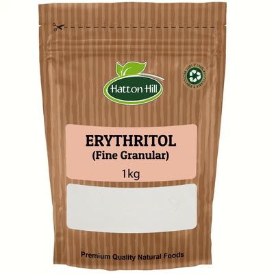 100% Erythritol 1kg Zero Calorie Plant-Based Sugar Alternative by Hatton Hill