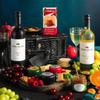 Luxury Cheese and Wine Gift Basket  Gourmet Hamper for Fathers Day, Anniversary, Wedding, Valentines  Elegant Food & Drink Gift for Him or Her view 2