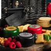Luxury Cheese and Wine Gift Basket  Gourmet Hamper for Fathers Day, Anniversary, Wedding, Valentines  Elegant Food & Drink Gift for Him or Her view 3