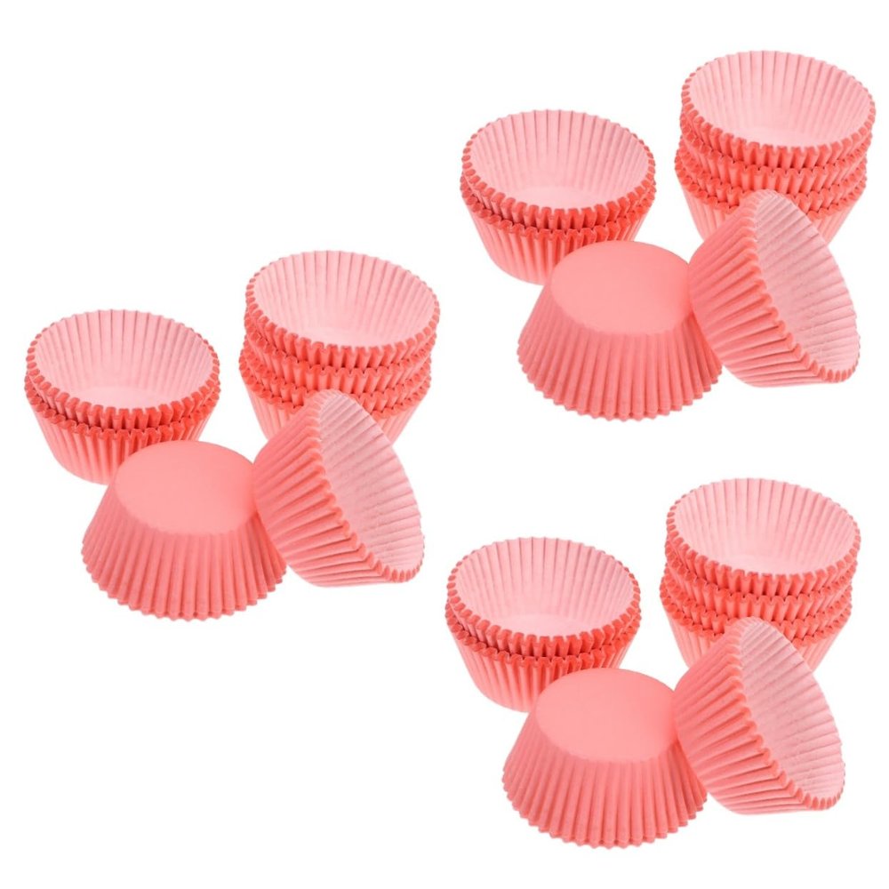 OUNONA 900pcs Paper Cupcake Cases Baking Cups Liners Decorative Party Baking Cups for Cupcake Supply