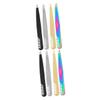 Beaupretty 8pcs Eyebrow Tweezers Stainless Steel Slant Tip for Women Precision Eyebrow Plucker Tweezers for Eyelash Extensions and Hair Removal view 1