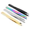 Beaupretty 16pcs Stainless Steel Slant Tip Eyebrow Tweezers Precision Eyebrow Plucker Tweezers for Women Hair Removal Beauty Tools view 3