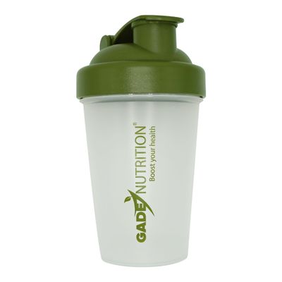 Gade Nutrition Shaker Bottle Blender - 16oz - 400ml | BPA free and phthalate-free | Pre Workout Protein Drink Cocktail Shaker Cup, Leak Proof Lid