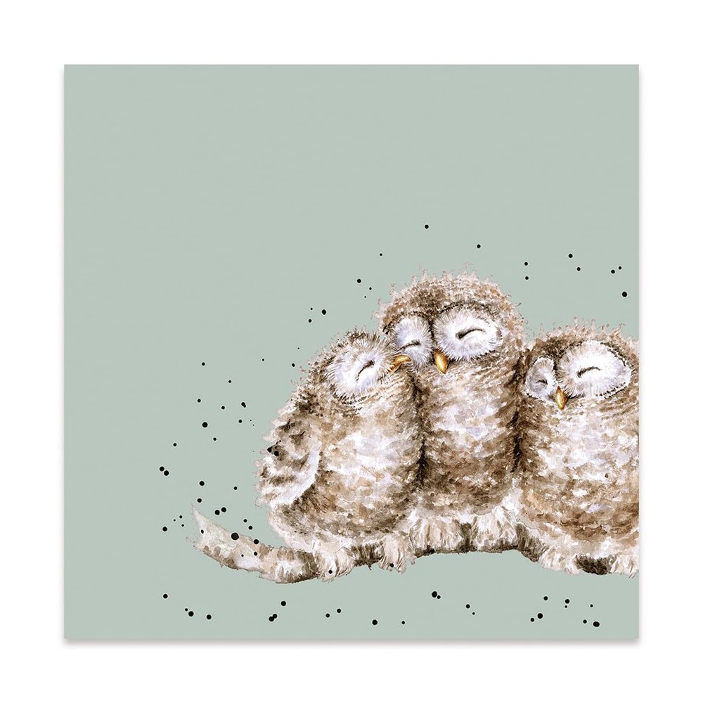 Wrendale Designs by Hannah Dale Owl Together' Owl Lunch Napkin