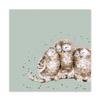 Wrendale Designs by Hannah Dale Owl Together' Owl Lunch Napkin view 1