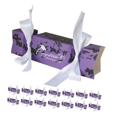 Healeved 50pcs Graduation Candy Boxes Paper Candy Cases for Graduation Season Box Favor Small for Party Favors