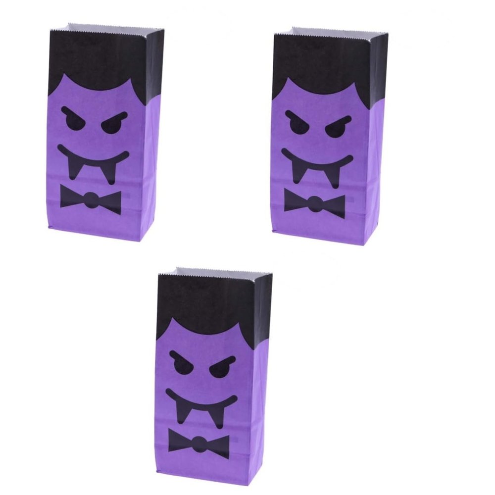 Healeved 60pcs Vampire Halloween Candy Bags Goody Bags for Boys and Girls Parties for Halloween Celebrations
