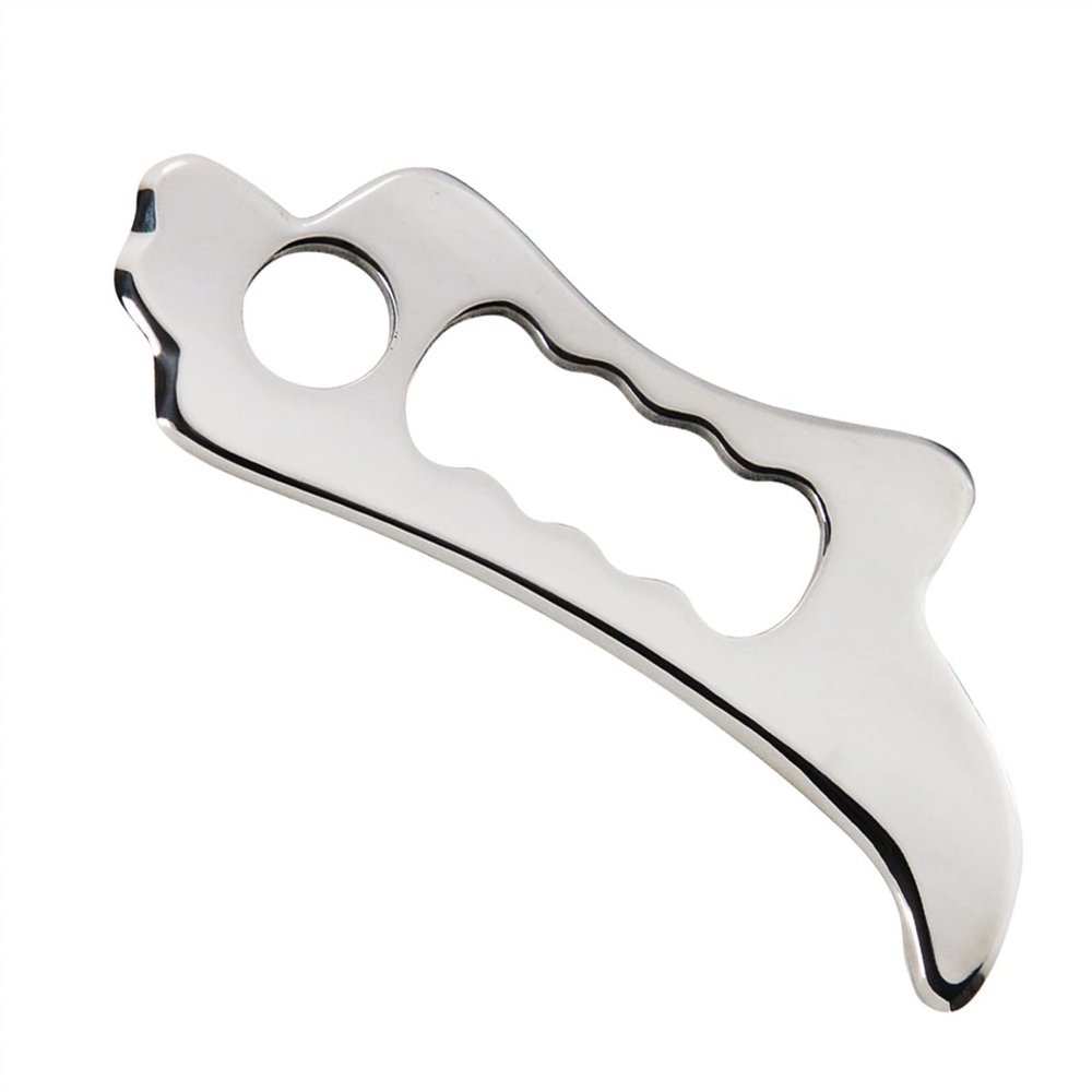Professional Muscle Scraper Physical Therapy Tools Stainless Steel Guasha Scraping Massage Tool,Scar Tissue Massager,Guasha Tool 1Pcs