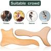 2Pcs/Set Lymphatic Drainage Trowel Wood Therapy Massage Tools Full Body Cellulite Massager Muscle Pain Relief 1Pcs view 4