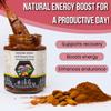 Honey Creamed with Cacao Powder & Almonds 320g  Made from Local Bees, Pure & Natural Raw Whipped Honey, Unprocessed, Unheated & Unfiltered, Smooth Creamy Texture, Naturally Sweet -Alvari view 3